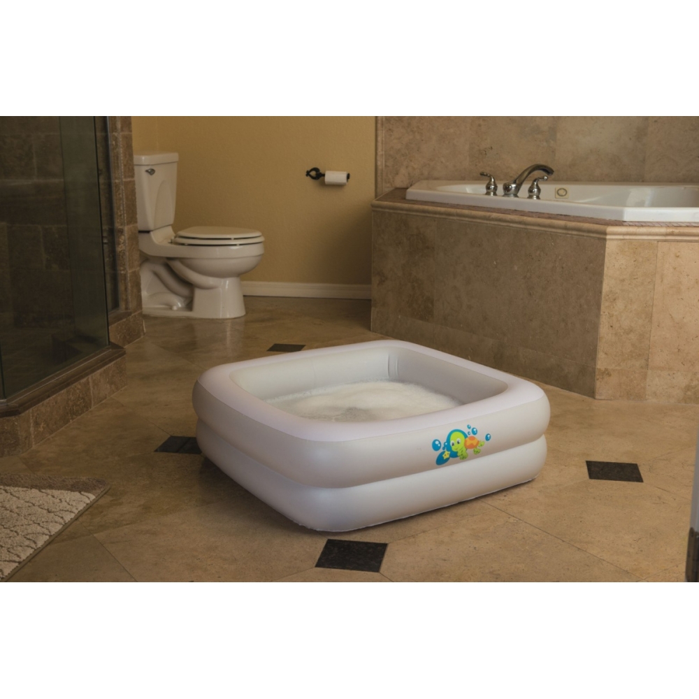 Pripučiamas baseinas 86 x 86 x 25 cm Bestway 51116-Žaislai, Lauko žaislai, Baseinai, Pripučiami baseinai-e-vaikas