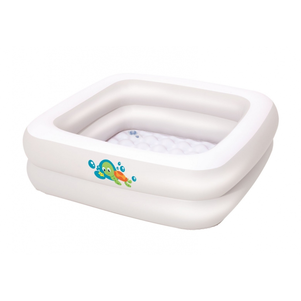 Pripučiamas baseinas 86 x 86 x 25 cm Bestway 51116-Žaislai, Lauko žaislai, Baseinai, Pripučiami baseinai-e-vaikas