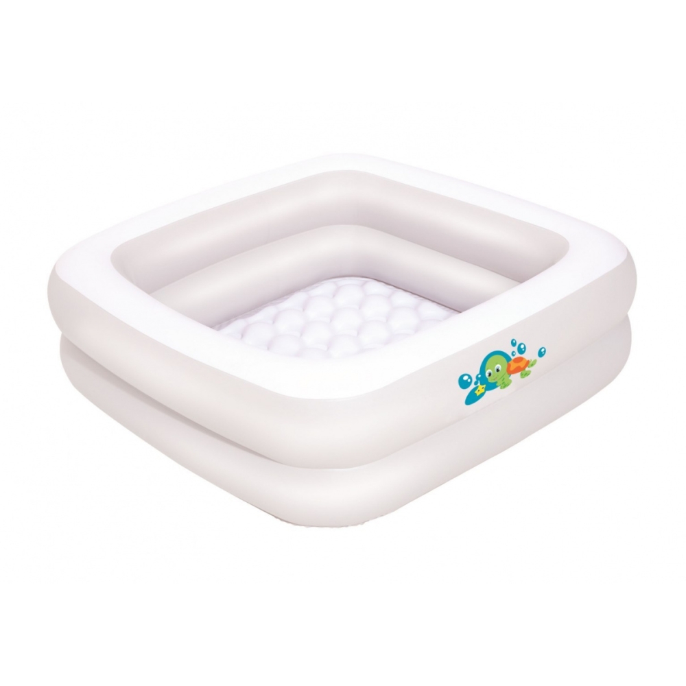 Pripučiamas baseinas 86 x 86 x 25 cm Bestway 51116-Žaislai, Lauko žaislai, Baseinai, Pripučiami baseinai-e-vaikas