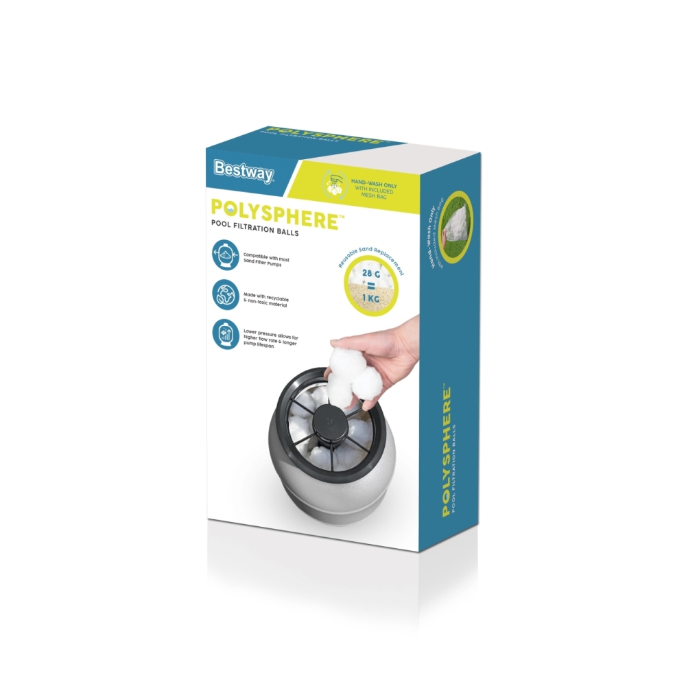 Smėlio siurblio filtro rutuliukai Bestway 58475
