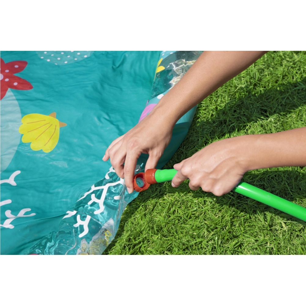 Pripučiamas baseinas su vaikų fontanu 165 cm Bestway 52487-Žaislai, Lauko žaislai, Baseinai, Pripučiami baseinai-e-vaikas