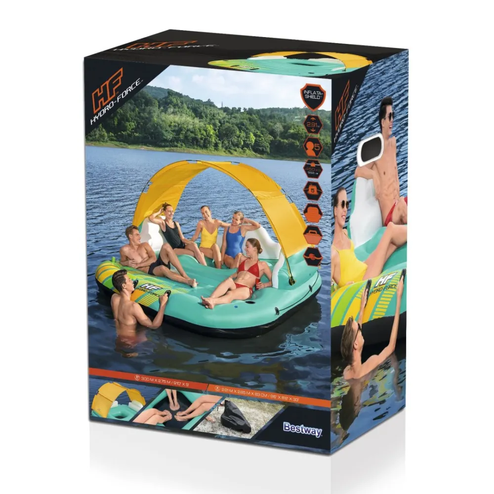 Pripučiamas salos čiužinys 300 x 275 cm Bestway 43407