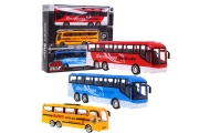 3 autobusų modeliai vaikams 3+ Mokyklinis autobusas + Ekskursiniai autobusai + Gyvos spalvos