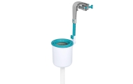 Plaukimo baseino valymo rinkinys BESTWAY 3-in-1 + dulkių siurblys + sietelis + skimeris