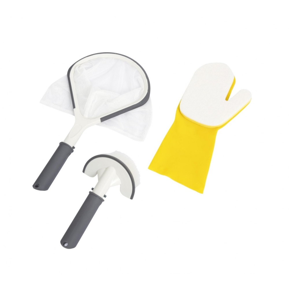Sūkurinės vonios BESTWAY Lay-Z-Spa 3-in-1 valymo rinkinys + tinklelis + šepetėlis + pirštinė