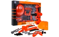 "Pasidaryk pats" rinkinys vaikams 3+ Gręžtuvas / gręžtuvas + įrankiai 22 el. Mažasis mechanikas
