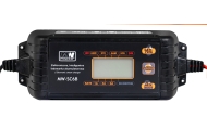 Akumuliatoriaus įkroviklis su LCD ekranu 12V ir 24V + 2 specialūs režimai