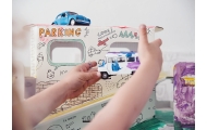Erdvinė spalvinimo knygelė XXL - Automobilių stovėjimo aikštelė