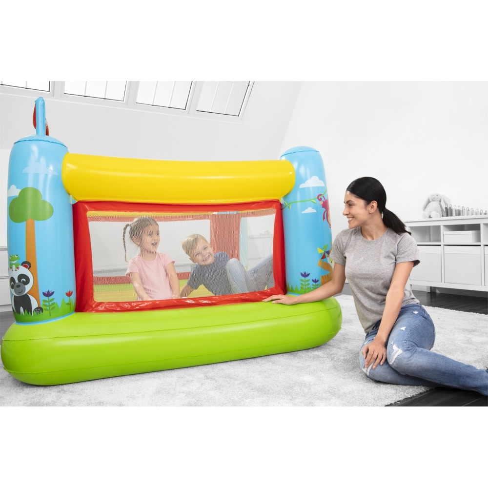 Pripučiamas batutas Bestway Fisher-Price 93553-Žaislai, Lauko žaislai, Batutai, Pripučiami batutai-e-vaikas