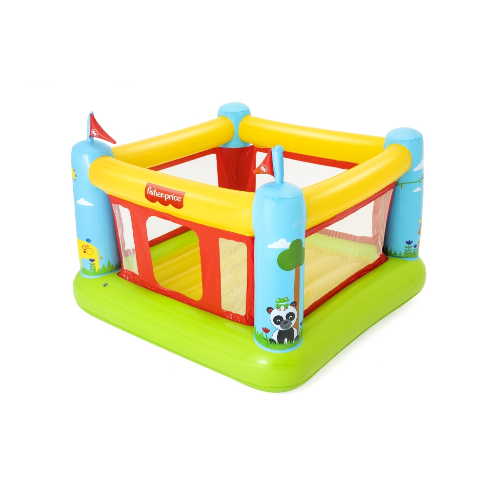 Pripučiamas batutas Bestway Fisher-Price 93553-Žaislai, Lauko žaislai, Batutai, Pripučiami batutai-e-vaikas