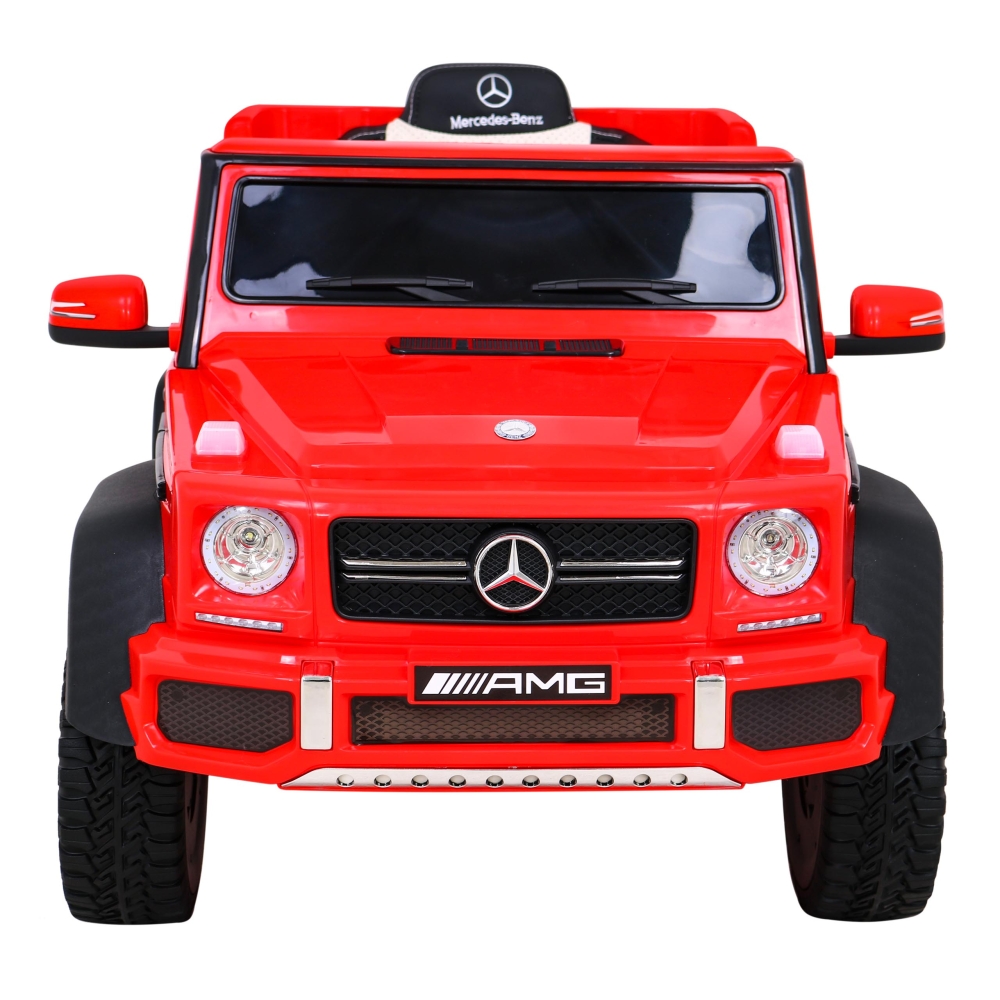 Elektromobilis Mercedes G63 AMG, Red-Elektromobiliai vaikams, Visureigiai-e-vaikas