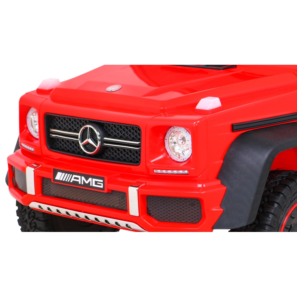 Elektromobilis Mercedes G63 AMG, Red-Elektromobiliai vaikams, Visureigiai-e-vaikas