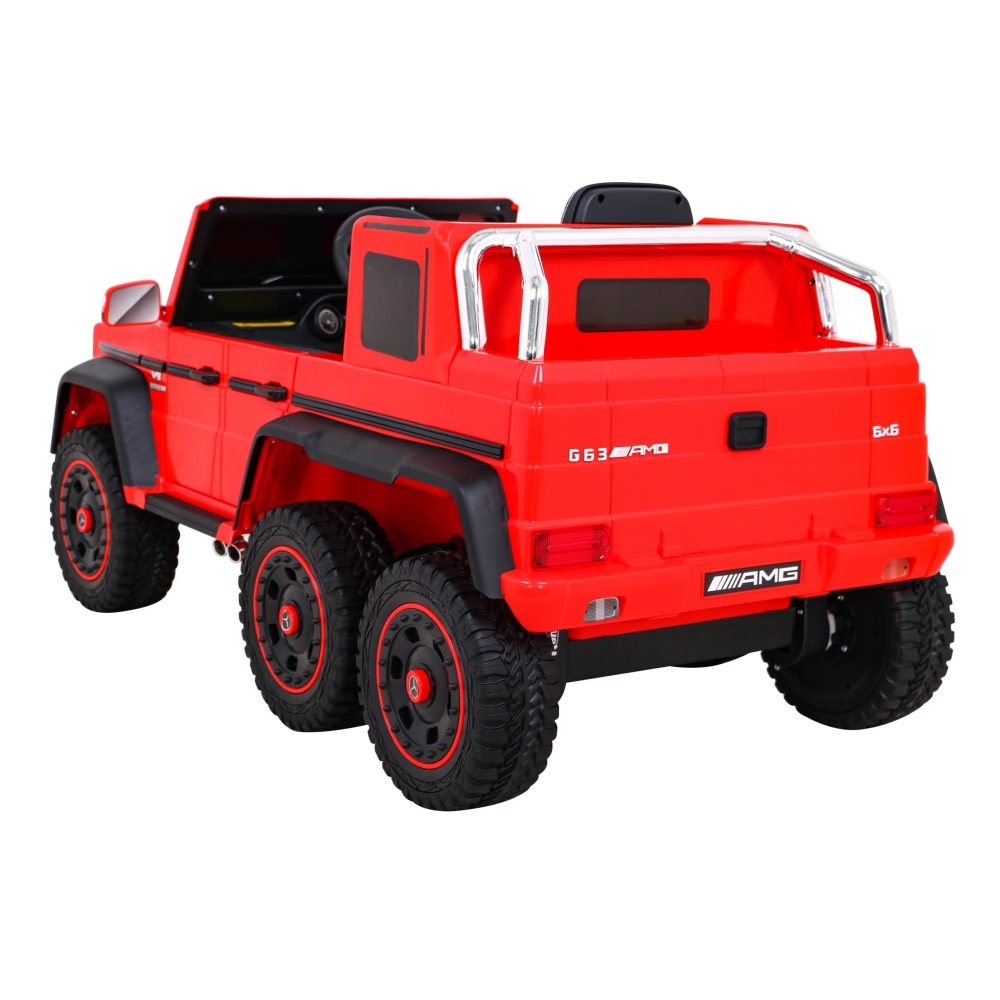 Elektromobilis Mercedes G63 AMG, Red-Elektromobiliai vaikams, Visureigiai-e-vaikas