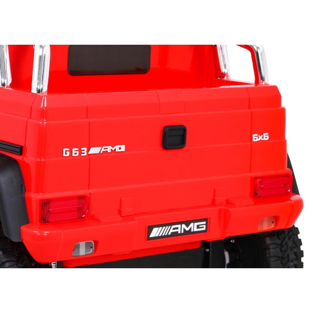 Elektromobilis Mercedes G63 AMG, Red-Elektromobiliai vaikams, Visureigiai-e-vaikas