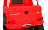 Mercedes G63 AMG Autko na akumulator Czerwony + Pilot + 6 kół EVA + Wolny Start + MP3 LED