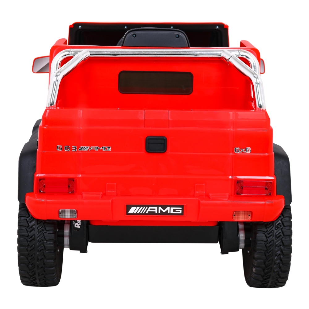 Elektromobilis Mercedes G63 AMG, Red-Elektromobiliai vaikams, Visureigiai-e-vaikas