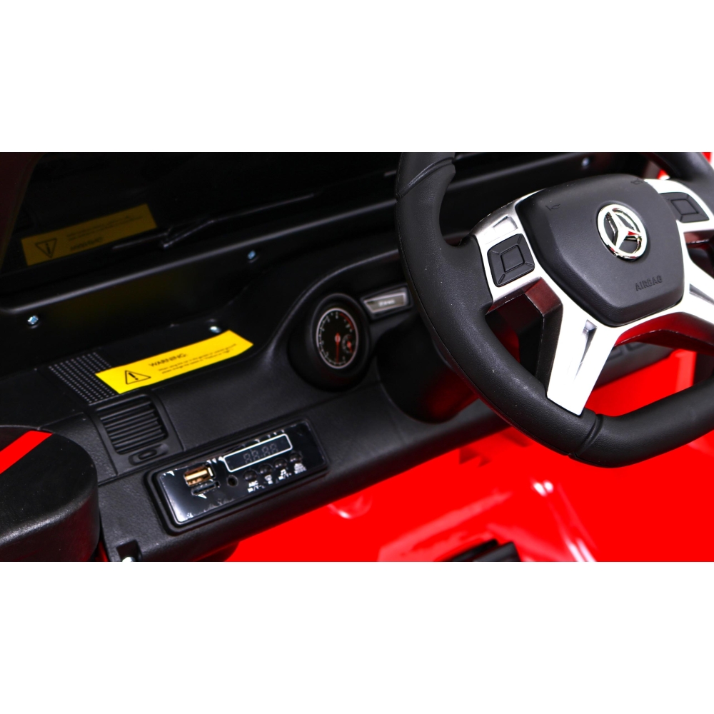 Elektromobilis Mercedes G63 AMG, Red-Elektromobiliai vaikams, Visureigiai-e-vaikas