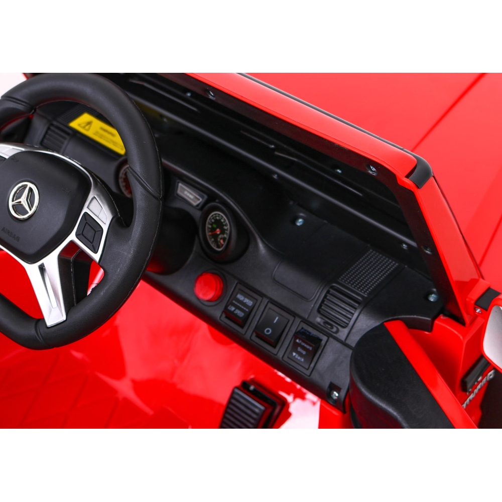 Elektromobilis Mercedes G63 AMG, Red-Elektromobiliai vaikams, Visureigiai-e-vaikas