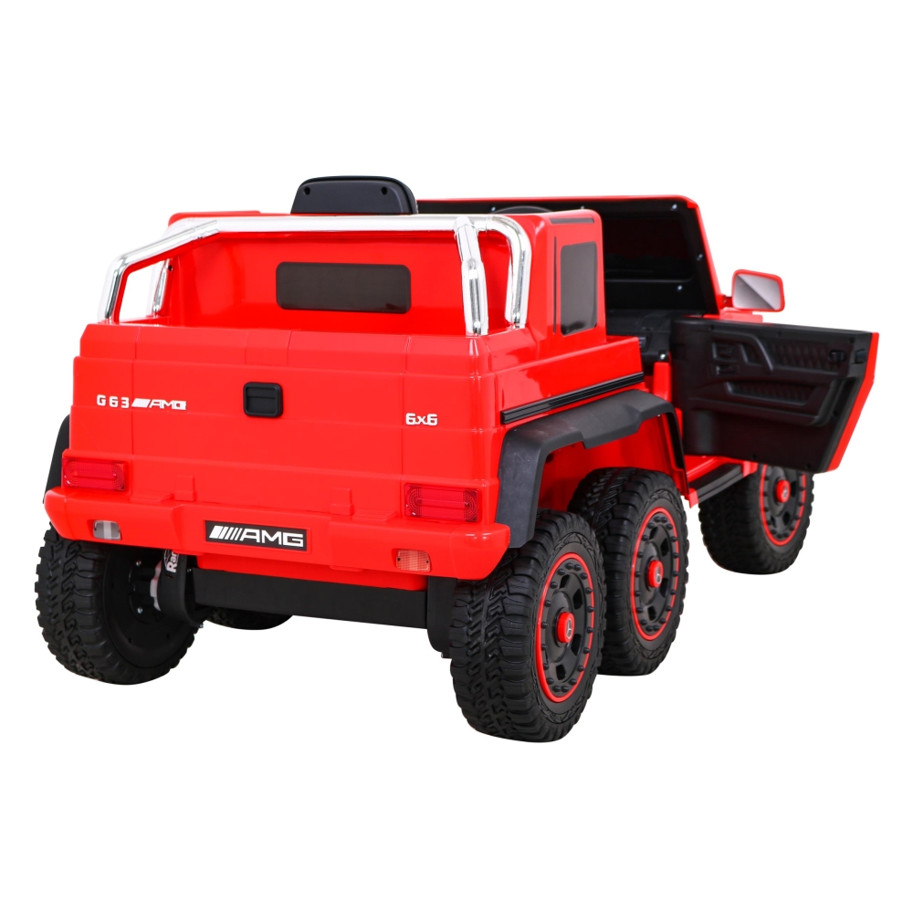 Elektromobilis Mercedes G63 AMG, Red-Elektromobiliai vaikams, Visureigiai-e-vaikas
