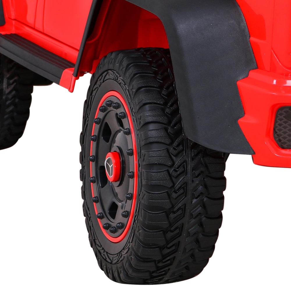 Elektromobilis Mercedes G63 AMG, Red-Elektromobiliai vaikams, Visureigiai-e-vaikas