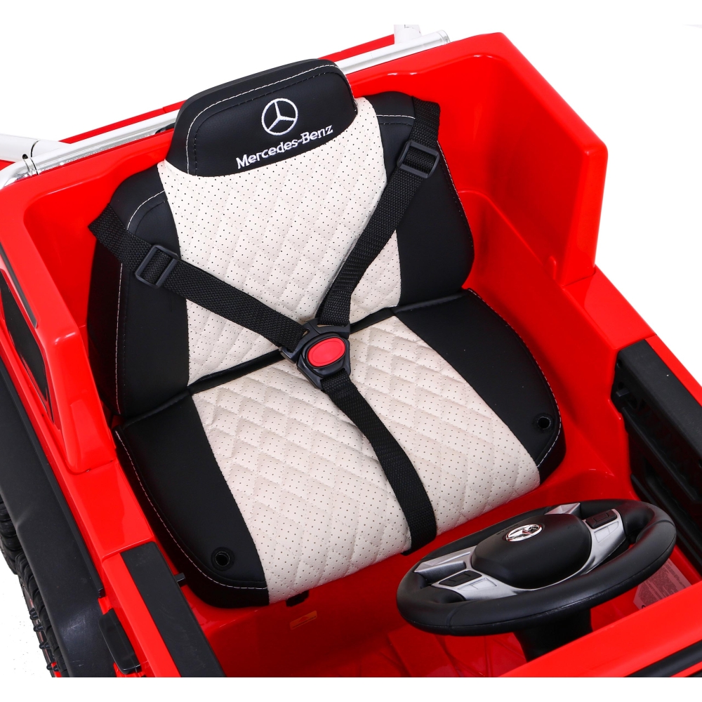 Elektromobilis Mercedes G63 AMG, Red-Elektromobiliai vaikams, Visureigiai-e-vaikas