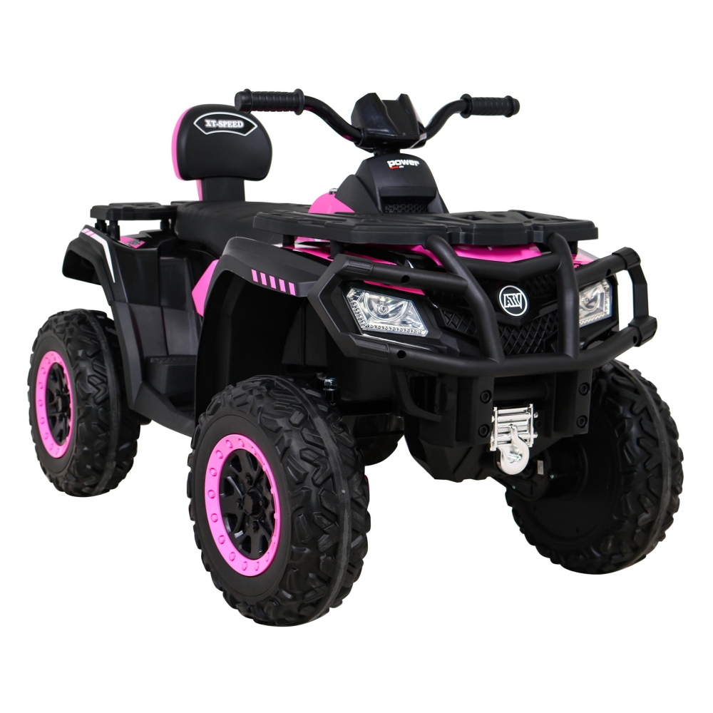 Elektrinis keturratis Quad XT-Speed 4x4, Pink-Elektromobiliai vaikams, Keturračiai ir bagiai-e-vaikas