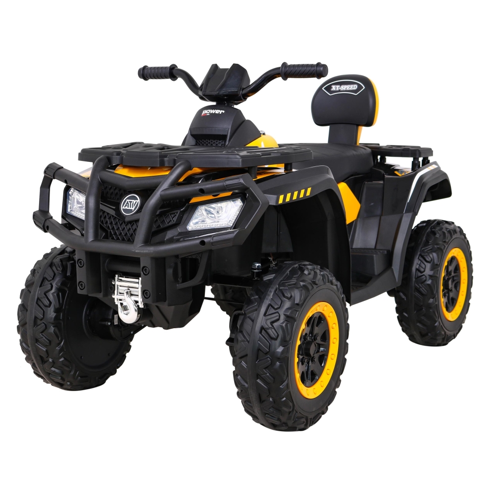 Elektrinis keturratis Quad XT-Speed 4x4, Yellow-Elektromobiliai vaikams, Keturračiai ir bagiai-e-vaikas