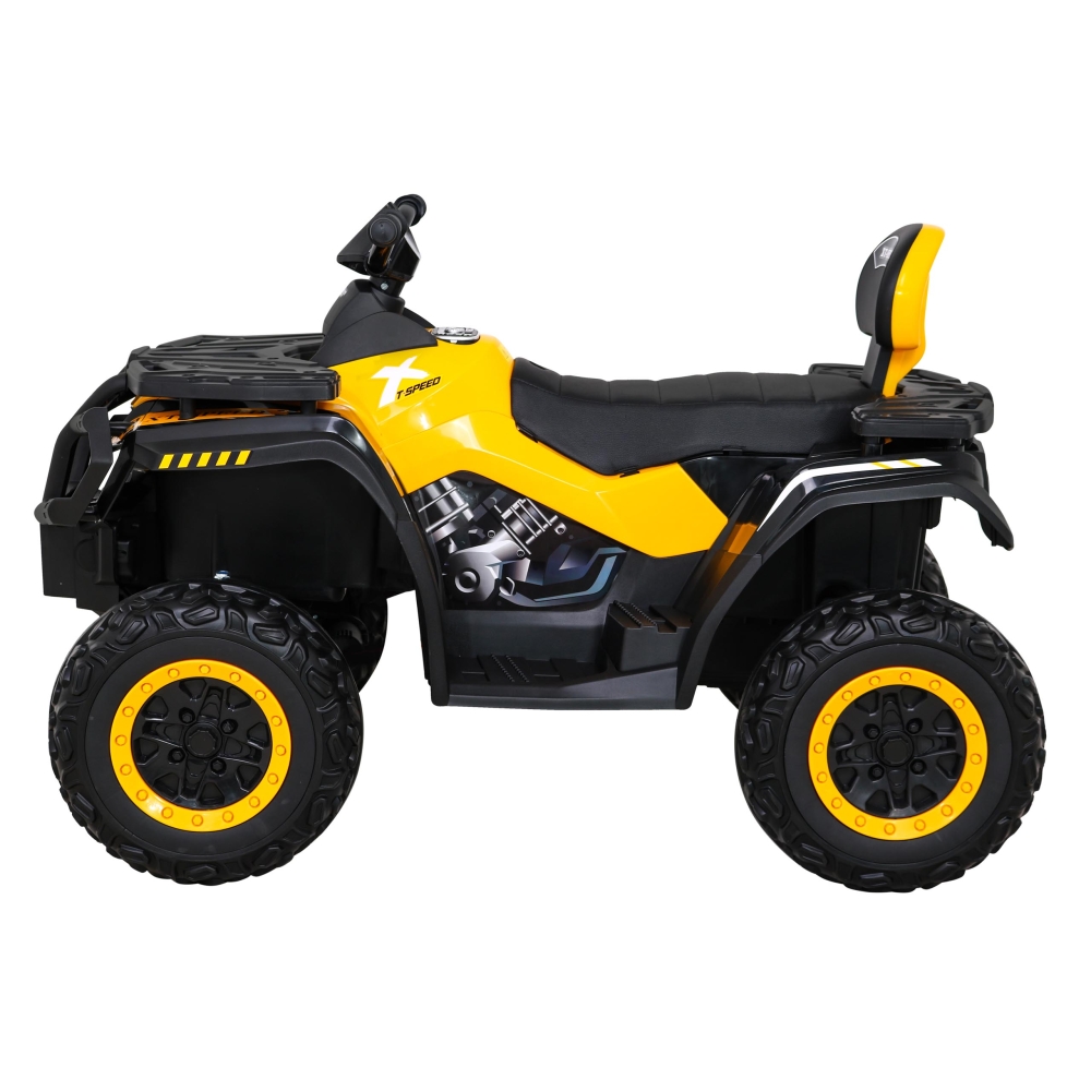 Elektrinis keturratis Quad XT-Speed 4x4, Yellow-Elektromobiliai vaikams, Keturračiai ir bagiai-e-vaikas