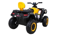 Quad XT-Speed dla dzieci Żółty + Napęd 4x4 + EVA + Wolny Start + Radio MP3 + LED