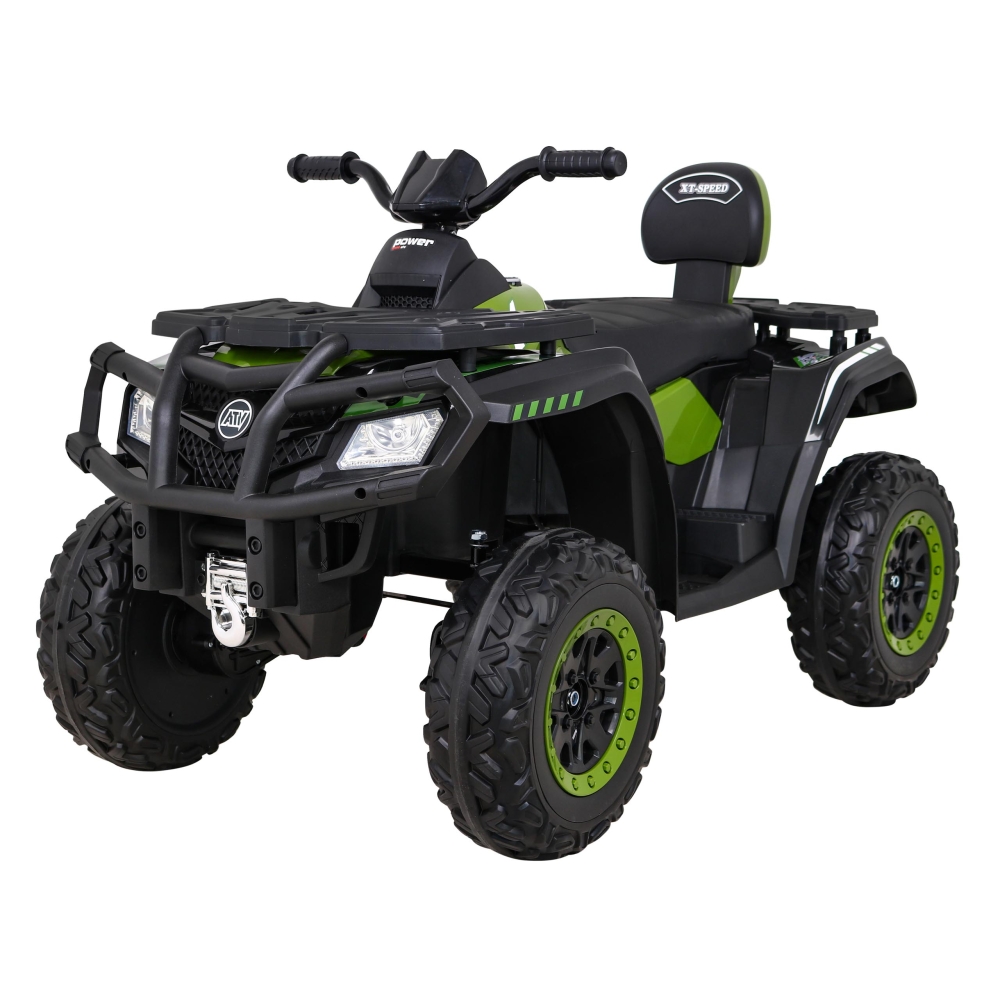 Elektrinis keturratis Quad XT-Speed 4x4, Green-Elektromobiliai vaikams, Keturračiai ir bagiai-e-vaikas