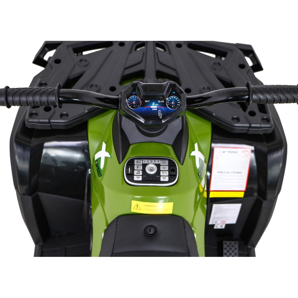 Elektrinis keturratis Quad XT-Speed 4x4, Green-Elektromobiliai vaikams, Keturračiai ir bagiai-e-vaikas