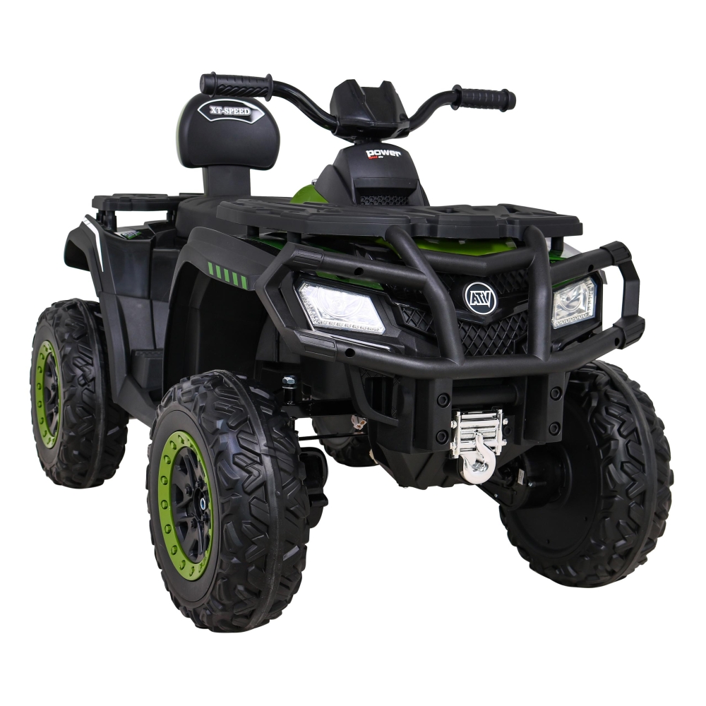 Elektrinis keturratis Quad XT-Speed 4x4, Green-Elektromobiliai vaikams, Keturračiai ir bagiai-e-vaikas