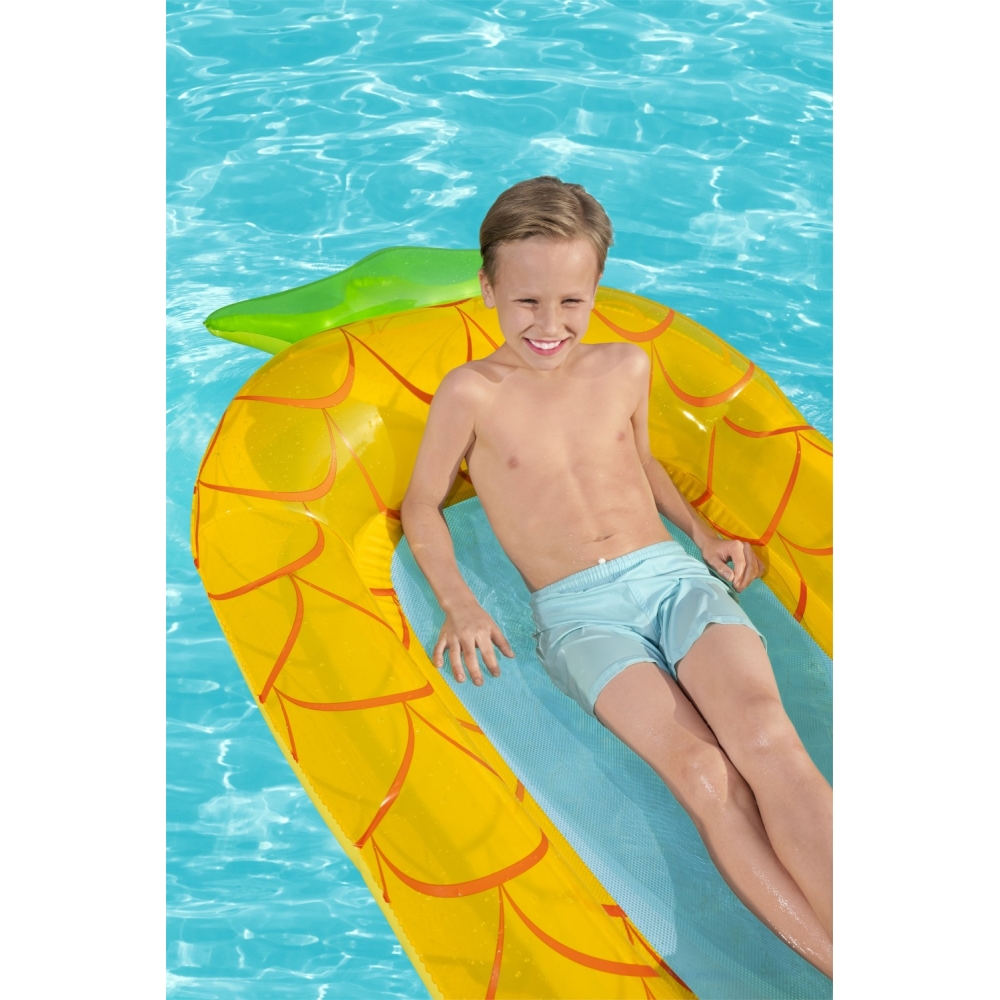 Pripučiamas tinklinis čiužinys BESTWAY Pineapple