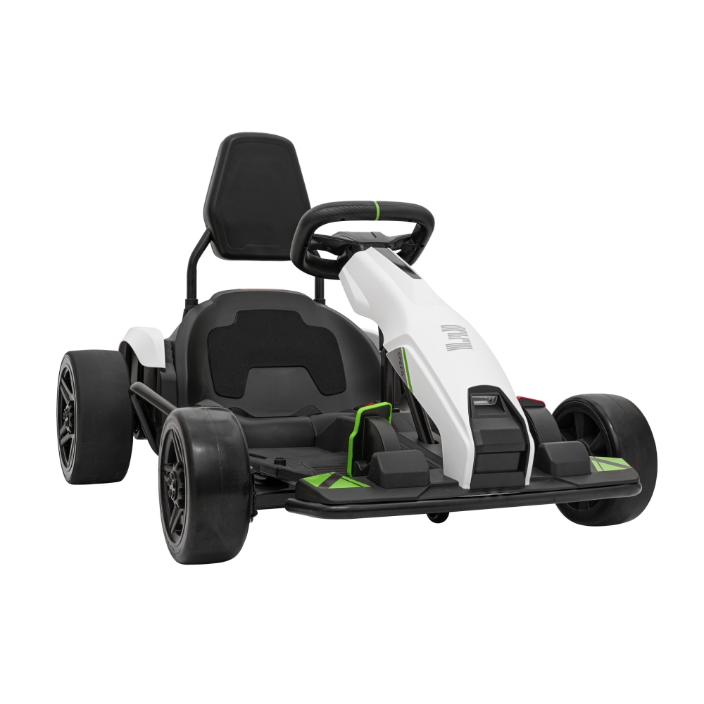Elektrinis kartingas Fast 3 Drift, White-Elektromobiliai vaikams, Kartingai vaikams-e-vaikas