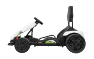 Akumuliatorinis kartingas „Fast 3 Drift“ vaikams, baltas + Drifto funkcija + 2x150 W varikliai + LED apšvietimas + Saugos diržai