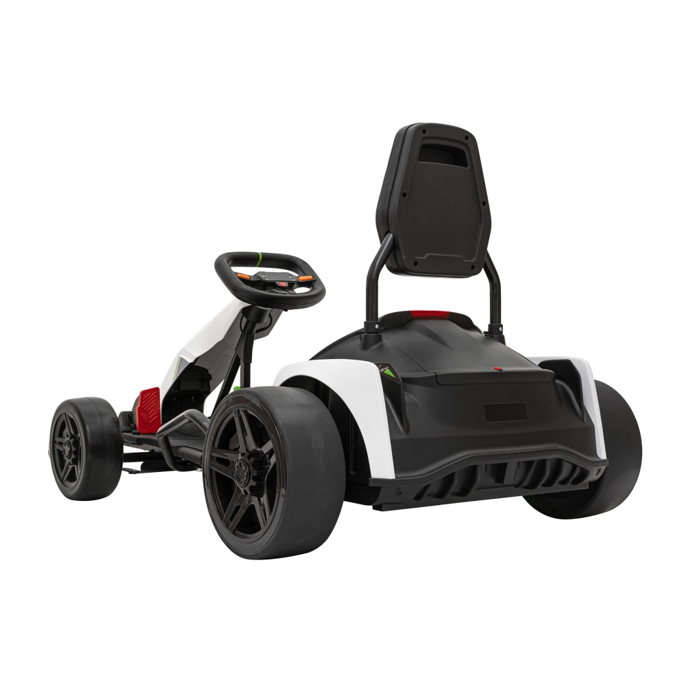 Elektrinis kartingas Fast 3 Drift, White-Elektromobiliai vaikams, Kartingai vaikams-e-vaikas