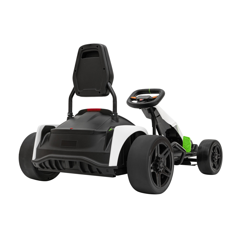 Elektrinis kartingas Fast 3 Drift, White-Elektromobiliai vaikams, Kartingai vaikams-e-vaikas