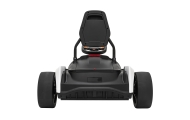 Akumuliatorinis kartingas „Fast 3 Drift“ vaikams, baltas + Drifto funkcija + 2x150 W varikliai + LED apšvietimas + Saugos diržai