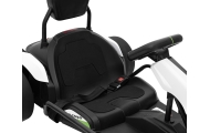 Gokart Fast 3 Drift na akumulator dla dzieci Biały + Funkcja driftu + Silniki 2x150W + Radio LED + Pasy