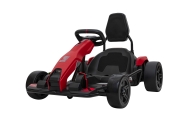 Akumuliatorinis kartingas „Fast 3 Drift“ vaikams, raudonas + Driftavimo funkcija + 2x150 W varikliai + LED apšvietimas + Saugos-