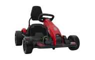 Akumuliatorinis kartingas „Fast 3 Drift“ vaikams, raudonas + Driftavimo funkcija + 2x150 W varikliai + LED apšvietimas + Saugos-
