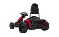 Gokart Fast 3 Drift na akumulator dla dzieci Czerwony + Funkcja driftu + Silniki 2x150W + Radio LED + Pasy