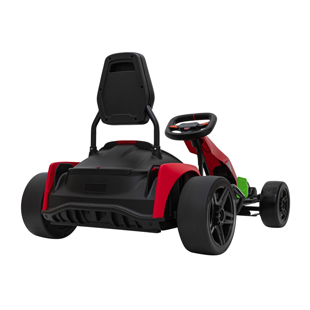 Elektrinis kartingas Fast 3 Drift, Red-Elektromobiliai vaikams, Kartingai vaikams-e-vaikas