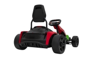 Akumuliatorinis kartingas „Fast 3 Drift“ vaikams, raudonas + Driftavimo funkcija + 2x150 W varikliai + LED apšvietimas + Saugos-
