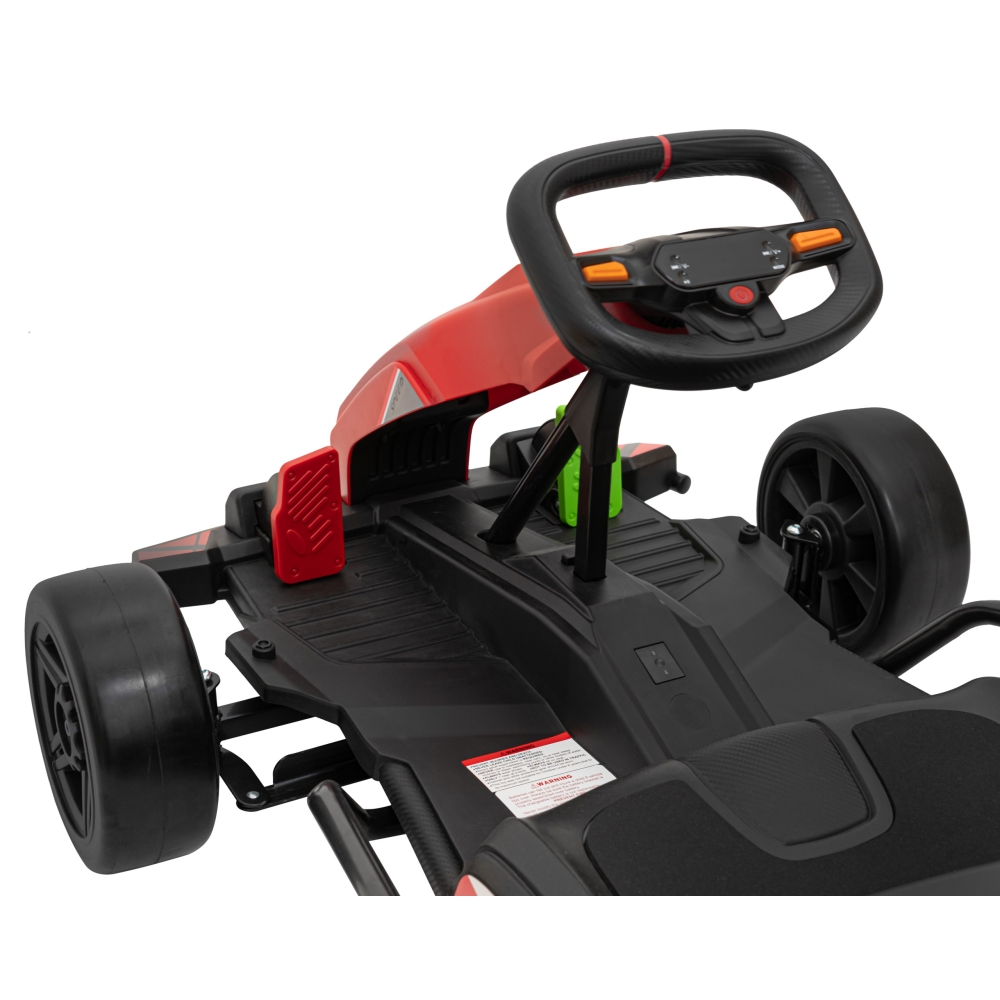 Elektrinis kartingas Fast 3 Drift, Red-Elektromobiliai vaikams, Kartingai vaikams-e-vaikas