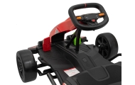 Gokart Fast 3 Drift na akumulator dla dzieci Czerwony + Funkcja driftu + Silniki 2x150W + Radio LED + Pasy
