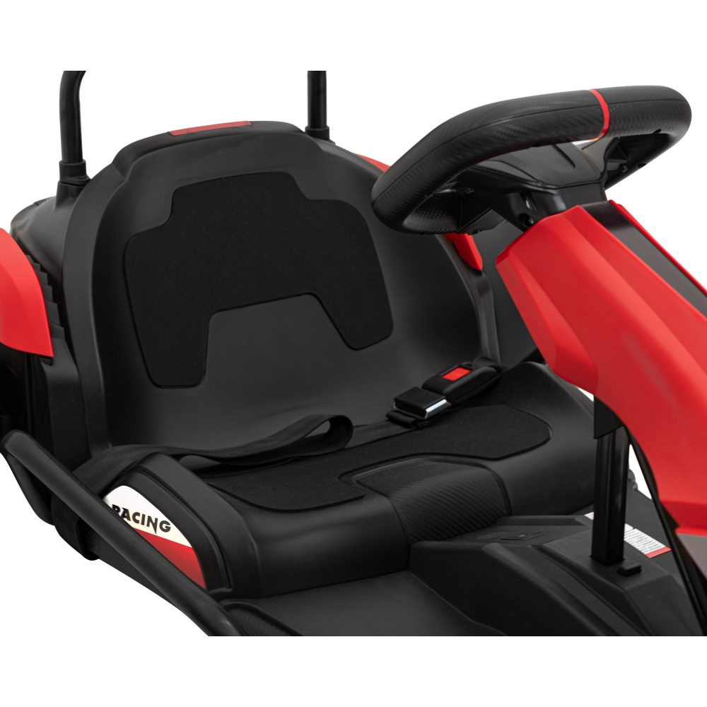 Elektrinis kartingas Fast 3 Drift, Red-Elektromobiliai vaikams, Kartingai vaikams-e-vaikas