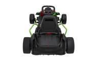 Akumuliatorinis kartingas „Fast 3 Drift“ vaikams, juodos spalvos + Driftavimo funkcija + 2x150 W varikliai + LED apšvietimas + S