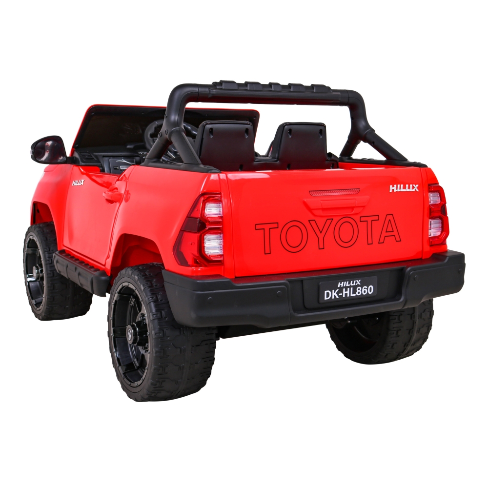 Elektromobilis Toyota Hilux 4x4, Red-Elektromobiliai vaikams, Visureigiai-e-vaikas