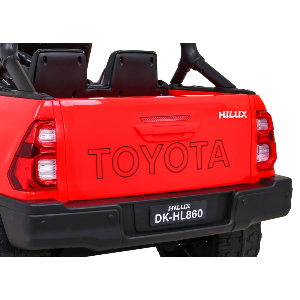 Elektromobilis Toyota Hilux 4x4, Red-Elektromobiliai vaikams, Visureigiai-e-vaikas